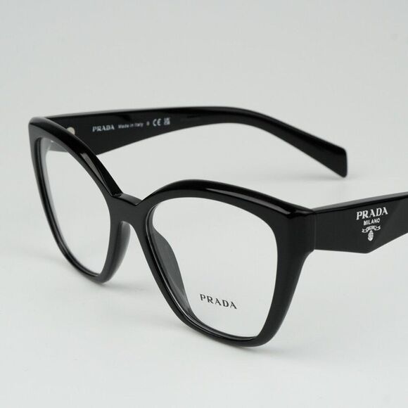 NEW Prada PR20ZV 16K1O1 Black Women Cat Eye Eyeglasses PR 20ZV - Picture 6 of 10